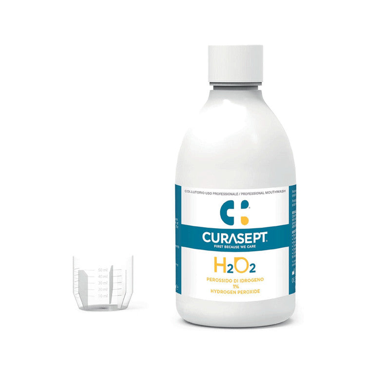 Curasept H202 1% Hydrogen Peroxide Mouthwash - 300ml
